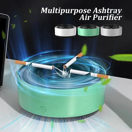 Cigarette Ashtray with Air Purifier